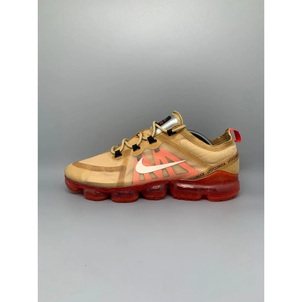 Nike Air VaporMax 2019 Club Gold Running Shoes AR6631-701‎ Men's Sz 12